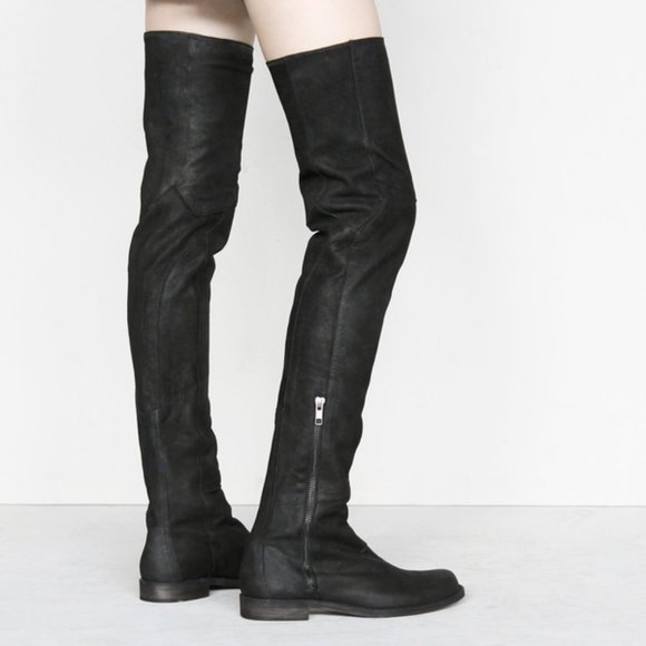 LD TUTTLE the SHAPER thigh high leather boot 37 - Picture 1 of 5